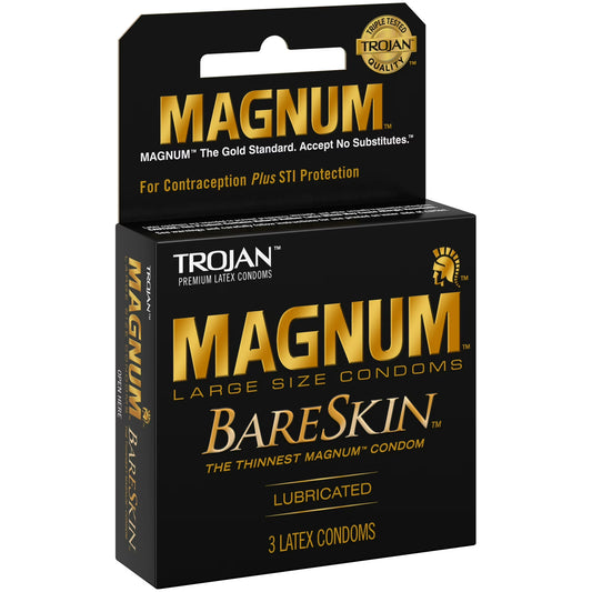 Trojan Magnum Bareskin Condoms 3pk
