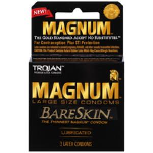 Trojan Magnum Bareskin Condoms 3pk