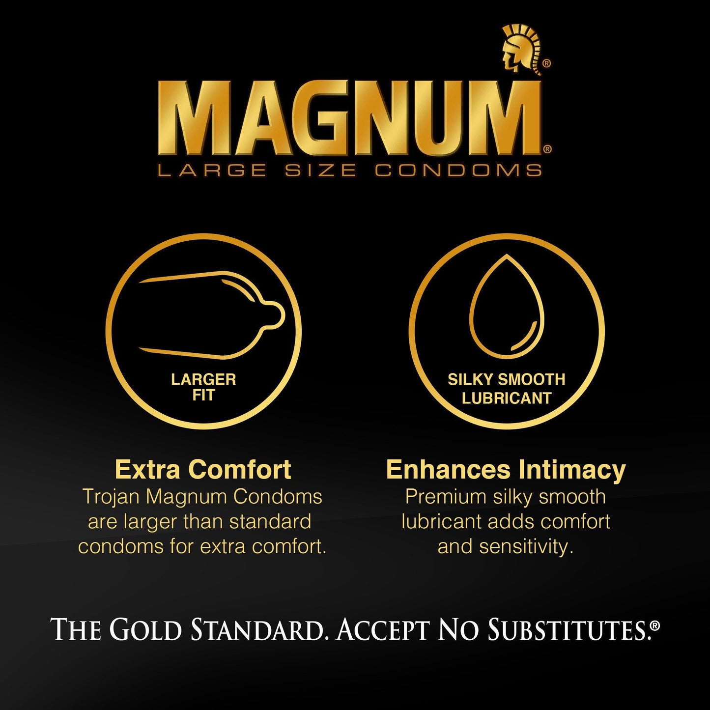 Trojan Magnum Ribbed 3pk