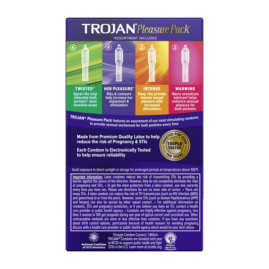 Trojan Pleasure Pack 12-Pack