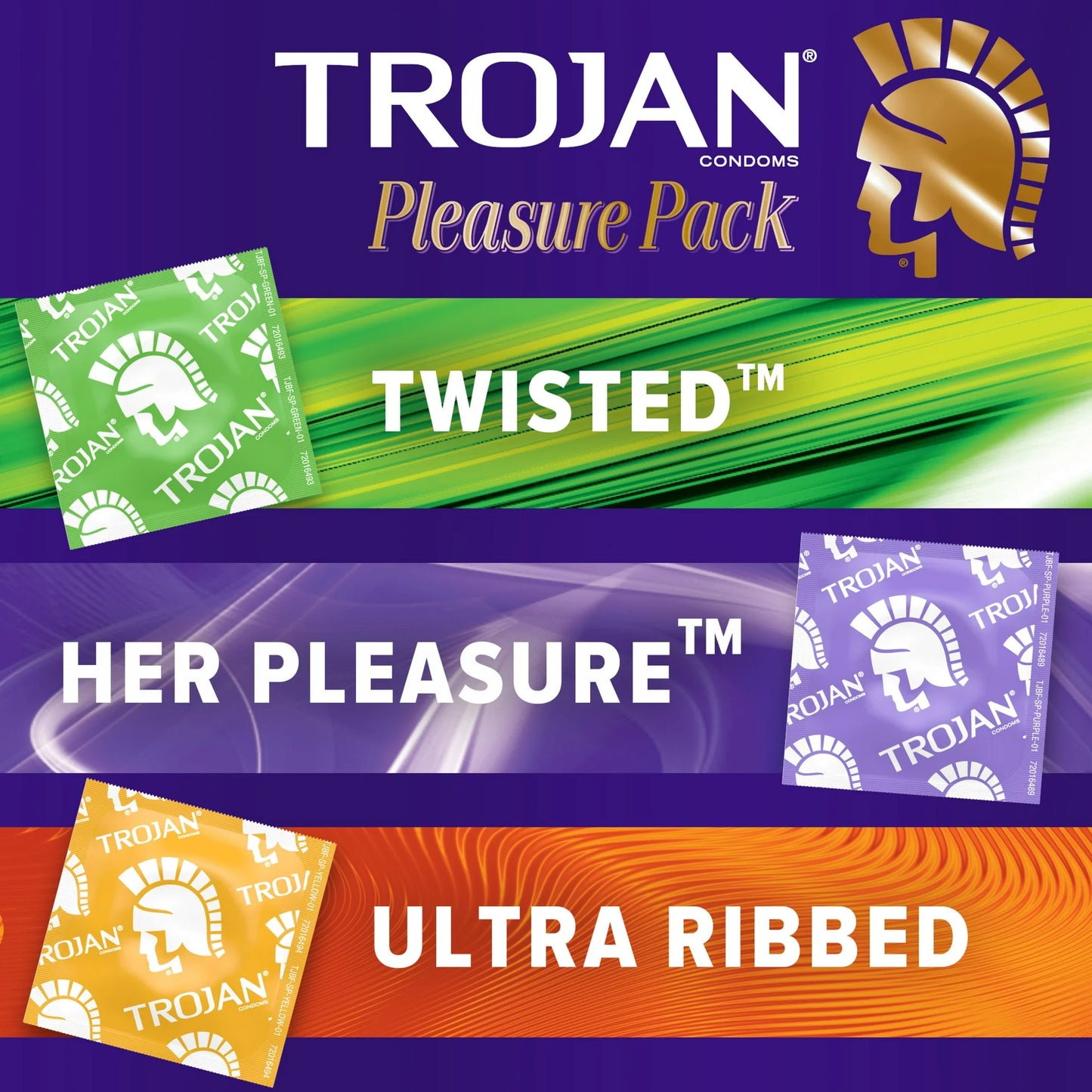 Trojan Pleasure Pack 3-Pack