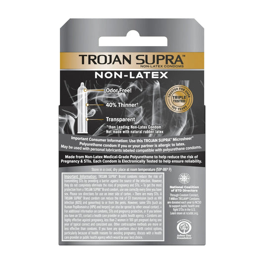 Trojan Supra Non-Latex Bareskin