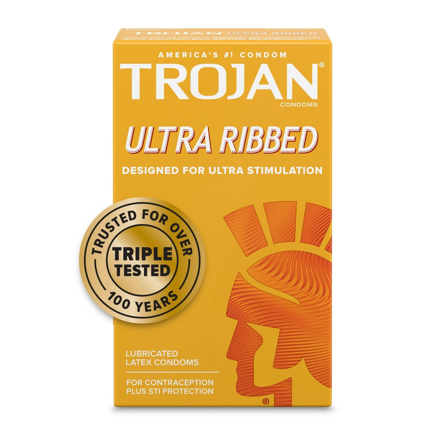 Trojan Ultra Ribbed Ecstasy (3pk)