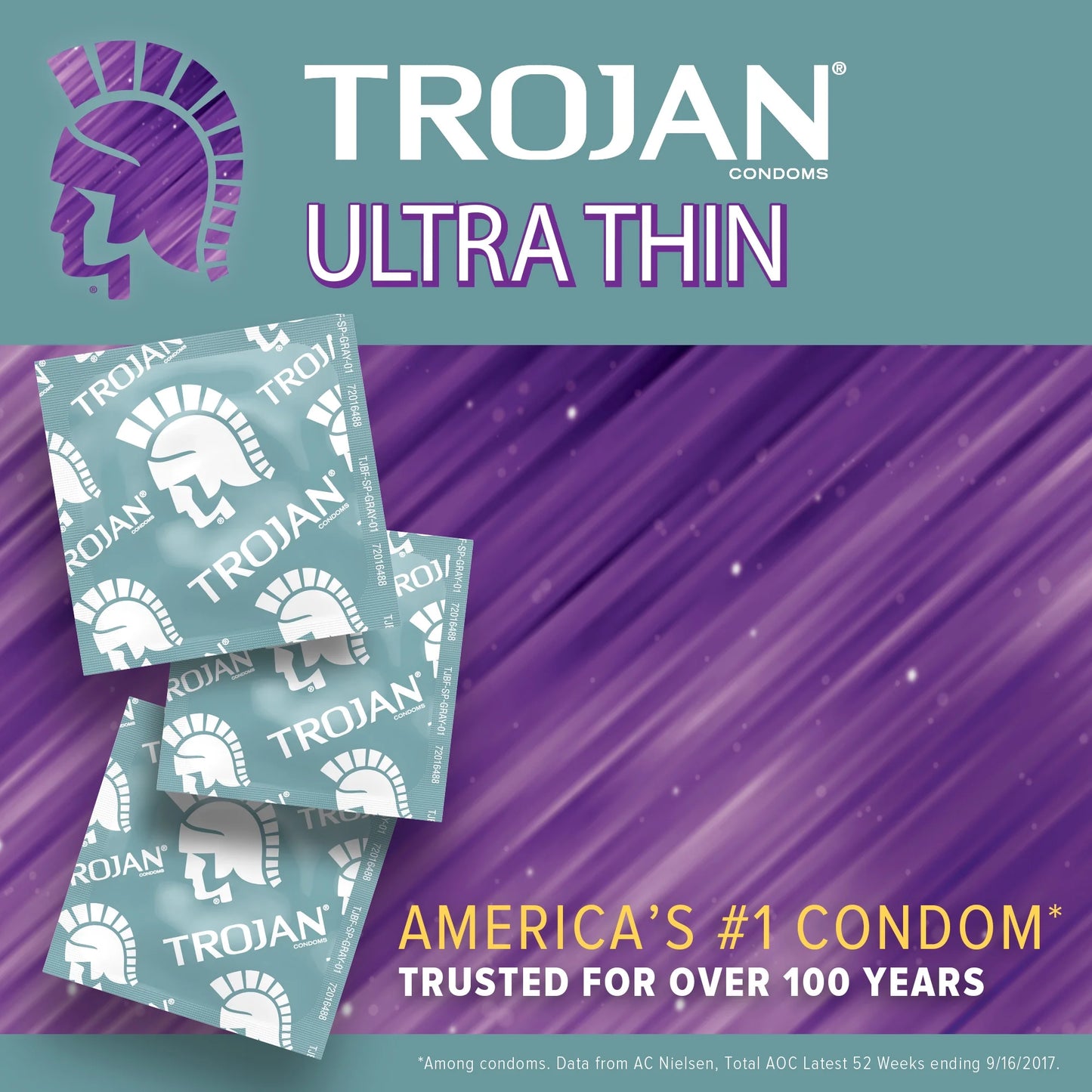 Trojan Ultra Thin Armor (Spermicidal) 3pk