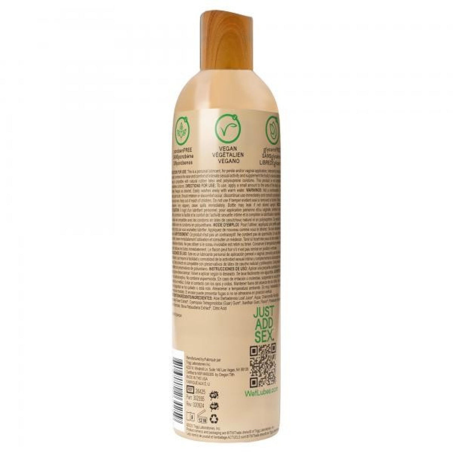 Wet 95% Organic Naturally - Aloe Based Lubricant 1 Oz