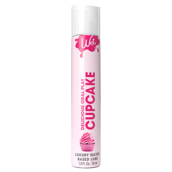 Wet Delicious Oral Play - Cupcake - Waterbased Flavored Lube 1 Oz