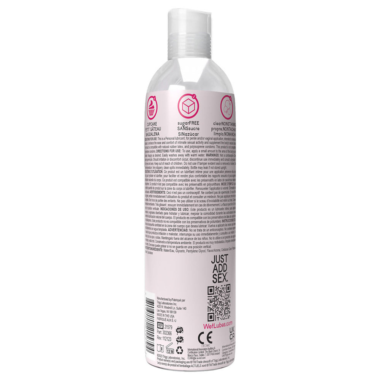 Wet Delicious Oral Play - Cupcake - Waterbased Flavored Lube 1 Oz
