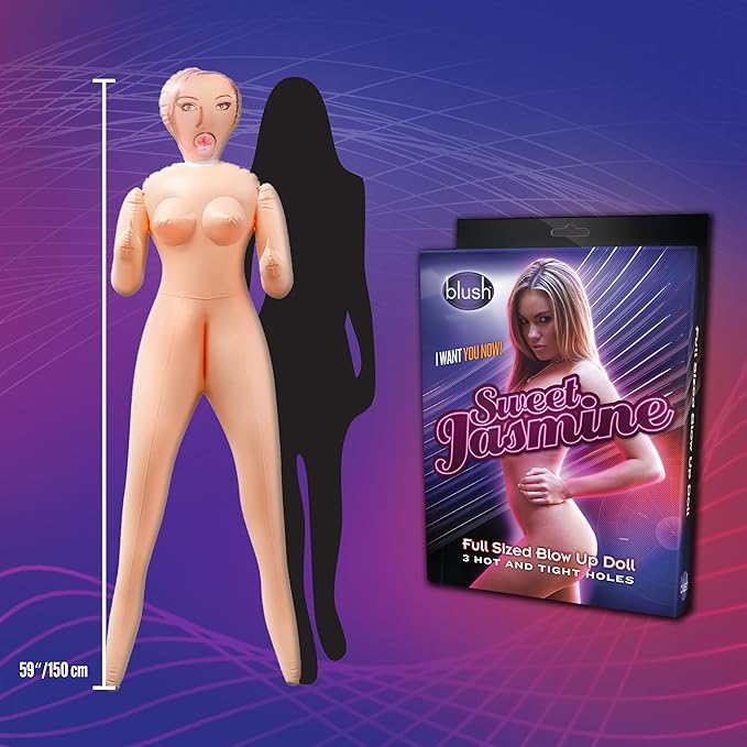 X5 Men Sweet Jasmine Sex Doll Inflatable Beige
