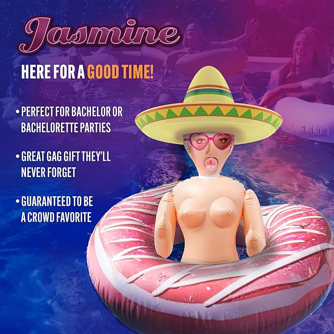 X5 Men Sweet Jasmine Sex Doll Inflatable Beige