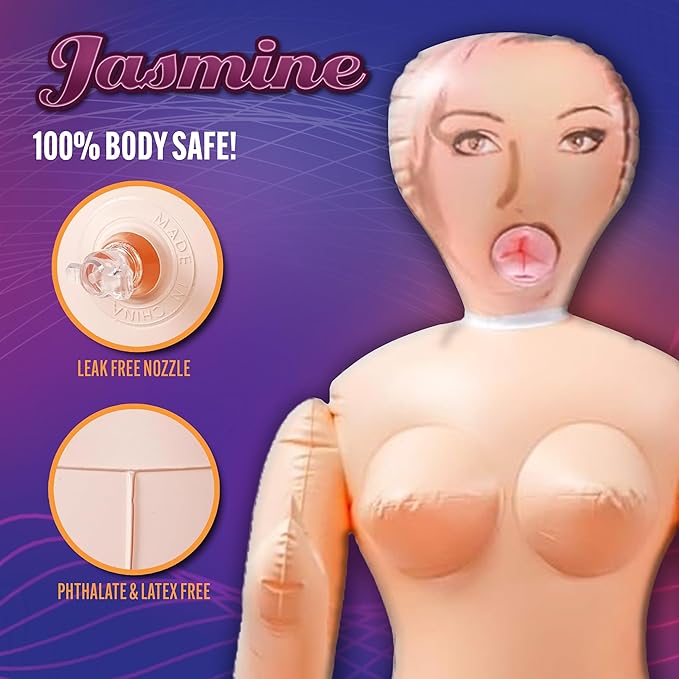 X5 Men Sweet Jasmine Sex Doll Inflatable Beige