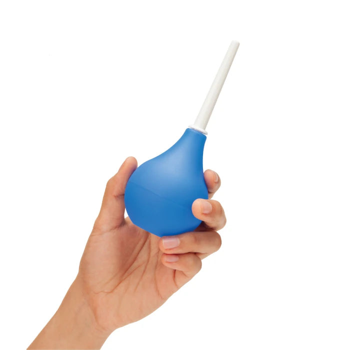 b-Vibe Compact Enema Douche Blue
