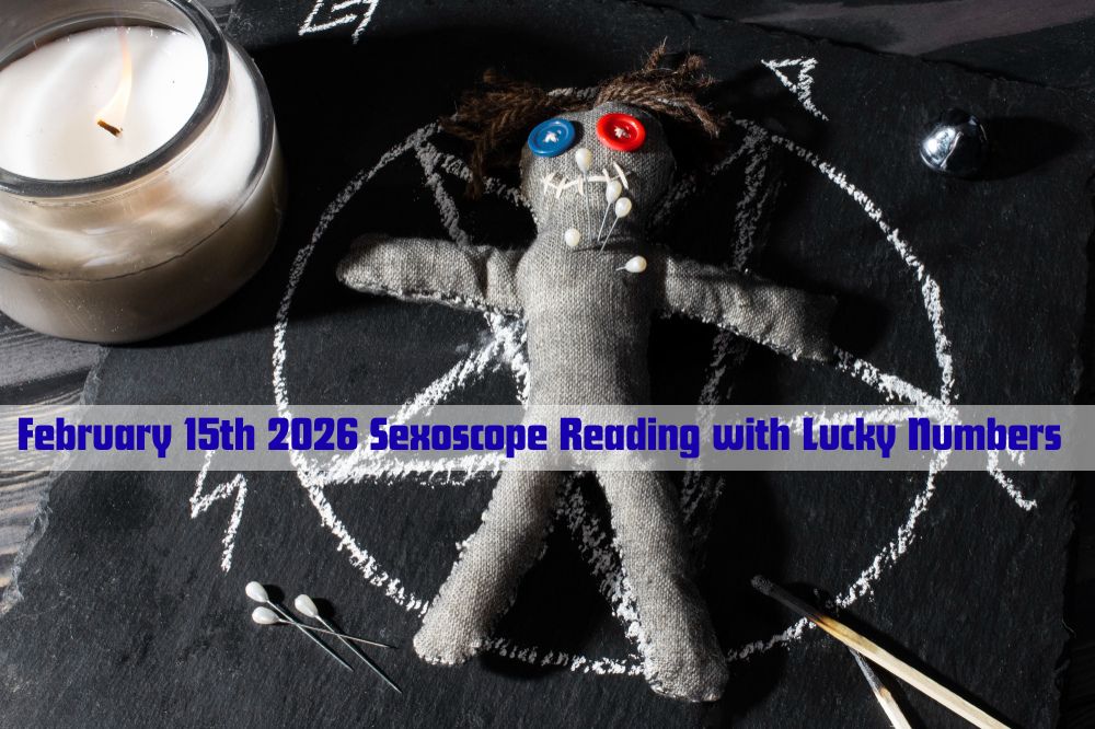 February 15th 2026 Sexoscope Reading with Lucky Numbers