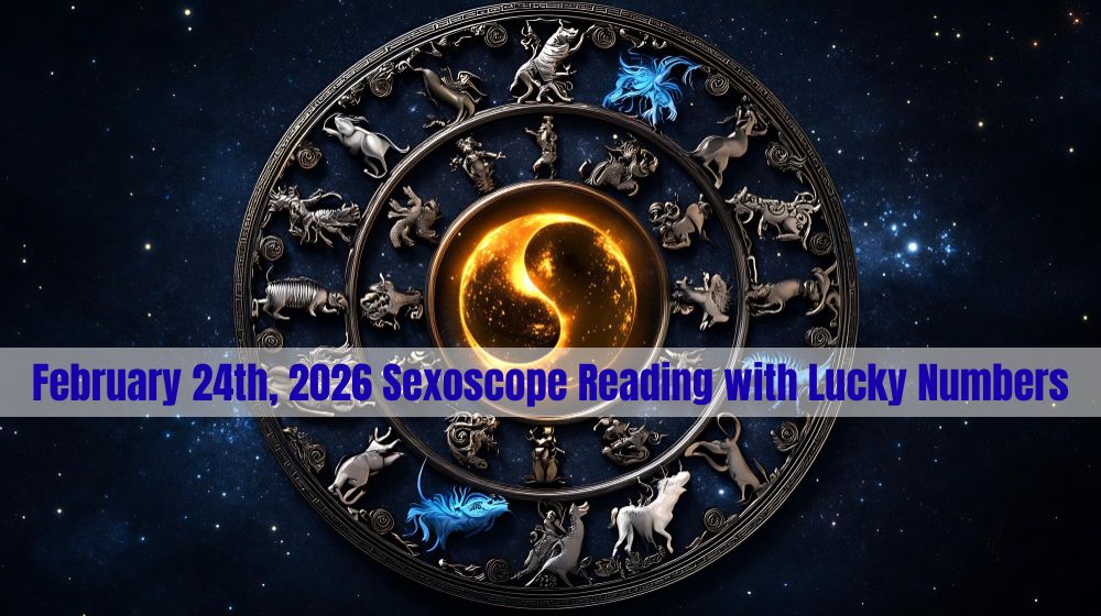 February 24th, 2026 Sexoscope Reading with Lucky Numbers