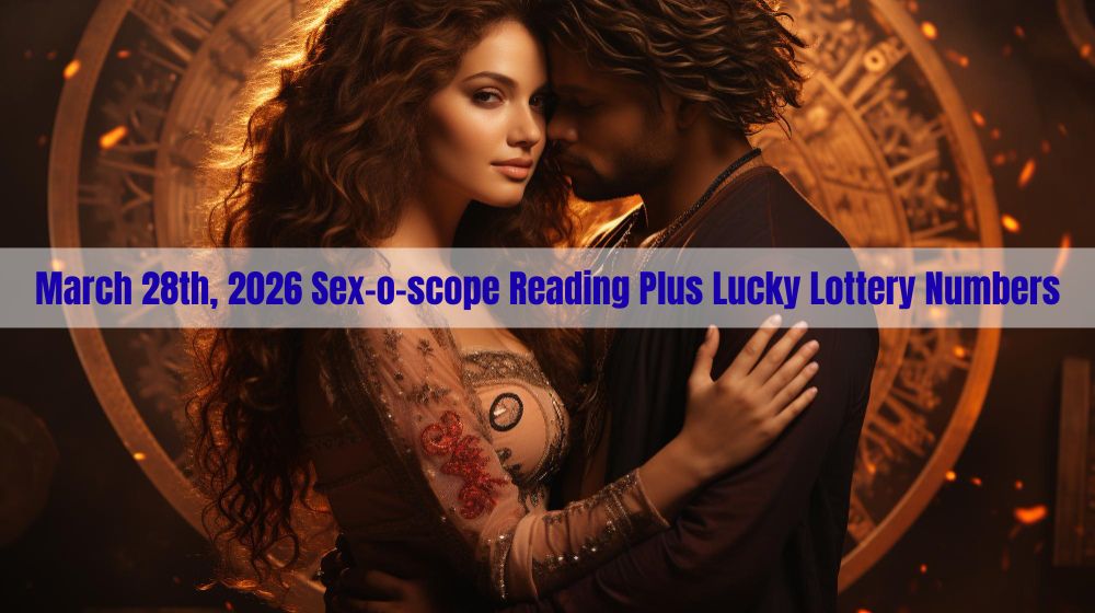March 28th, 2026 Sex-o-scope Reading Plus Lucky Lottery Numbers