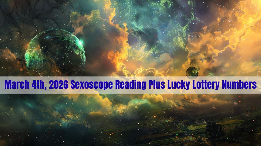 March 4th, 2026 Sexoscope Reading Plus Lucky Lottery Numbers