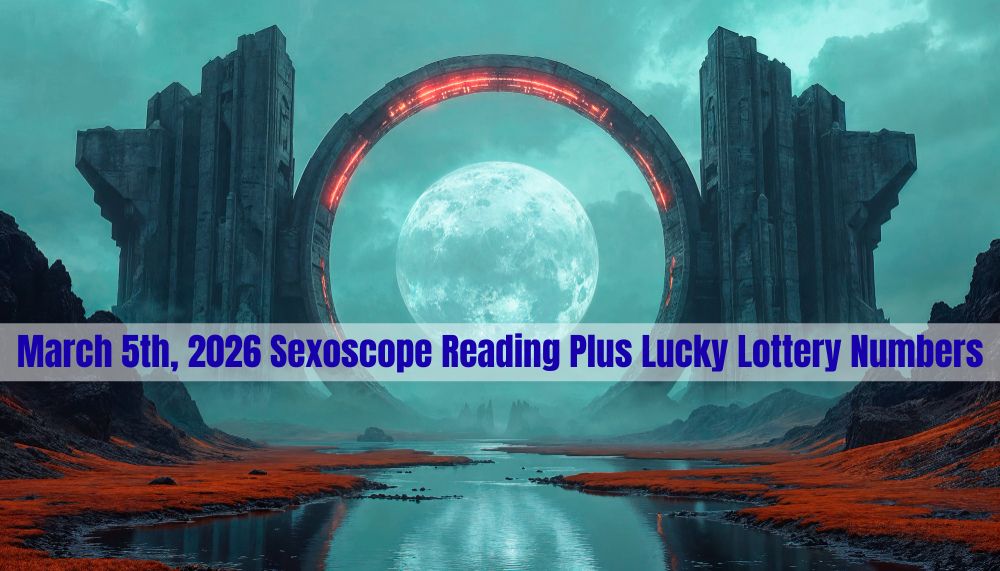 March 5th, 2026 Sexoscope Reading Plus Lucky Lottery Numbers