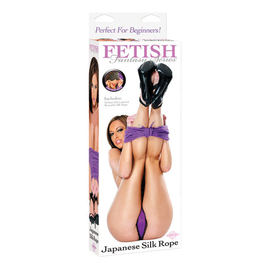 Fetish Fantasy Series Japanese Silk Rope 10.5 m / 35 ft. Purple