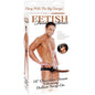 Fetish Fantasy Series Chocolate Dream Vibrating 10 in. Hollow Strap-On Brown