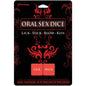 Pipedream Oral Sex Dice (Lick-Suck-Blow-Kiss)