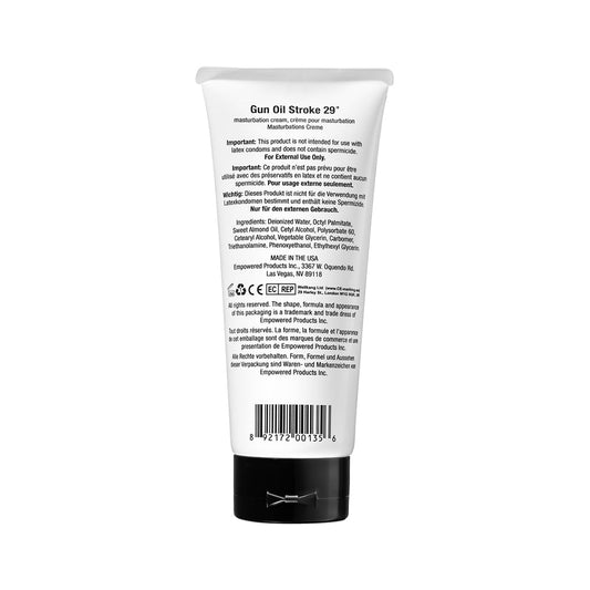 Gun Oil Stroke 29 Masturbation Cream 6.7 oz.
