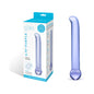 Glas 6.75 in. Purple G-Spot Tickler Glass Dildo