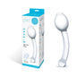 Glas 8 in. Pure Indulgence Anal Slider Prostate Stimulating Glass Dildo