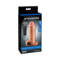 Fantasy X-tensions Vibrating Real Feel 1 in. Extension With Ball Strap Beige
