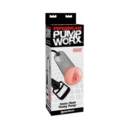 Pump Worx Fanta Flesh Pussy Pump Beige/Clear