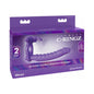 Fantasy C-Ringz Double Penetrator Vibrating Rabbit Dual Entry Cockring Purple