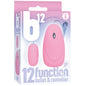 The 9's B12 Bullet 12 Function Bullet & Remote Pink