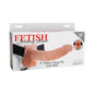 Fetish Fantasy Series 9 in. Hollow Strap-On with Balls Light/Black