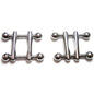 Rouge Ball End Nipple Clamps