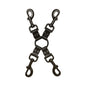 Kink Leather Submissive Accessories All Access Clips Black