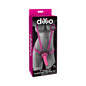 Dillio Adjustable 7 in. Strap-On Suspender Harness Set Pink
