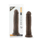 Dr. Skin Realistic 9.5 in. Dildo Brown