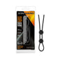 Stay Hard Silicone Double Loop Lasso/Bolo Cockring Black