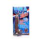 USA Cocks 9 in. Ameriskin Dual Density Dildo Dark
