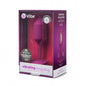 b-Vibe Vibrating Snug Plug 2 Rechargeable Weighted Silicone Anal Plug Rose
