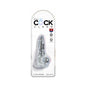 King Cock Clear 4 in. Cock With Balls Realistic Suction Cup Dildo