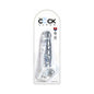 King Cock Clear 8 in. Cock With Balls Realistic Suction Cup Dildo