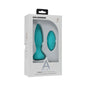 A-Play Thrust Adventurous Rechargeable Silicone Anal Plug with Remote Teal