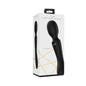 VIVE ENORA Rechargeable Dual-Ended Silicone Pulse-Wave G-Spot & Wand Vibrator Black