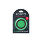 Forto F-64 Wide Liquid Silicone Cockring Medium Black