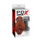 PDX Plus Pick Your Pleasure Dual Entry Stroker Brown
