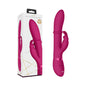 VIVE HALO Rechargeable Stimulating Ring Silicone Rabbit Vibrator Pink