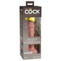 King Cock Elite 6 in. Dual Density Silicone Cock Realistic Dildo With Suction Cup Beige