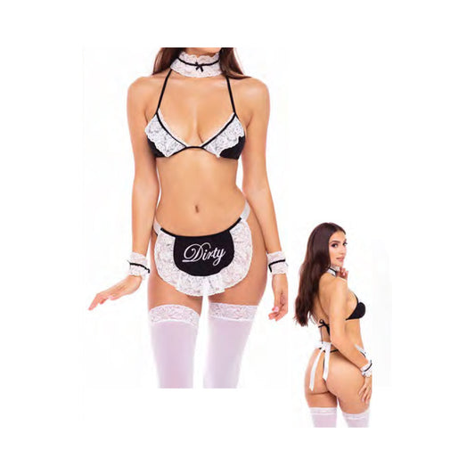 Rene Rofe At Your Service 6-Piece Maid Costume Set O/S