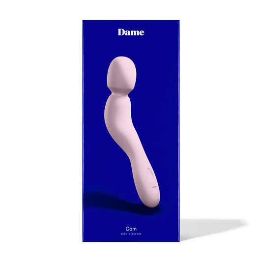 Dame Com Rechargeable Silicone Wand Vibrator Quartz