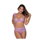 Magic Silk Girl Next Door Bralette & Panty Lilac S/M