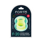 Forto F-20 Liquid Silicone Cockring & Ball Stretcher Small Glow